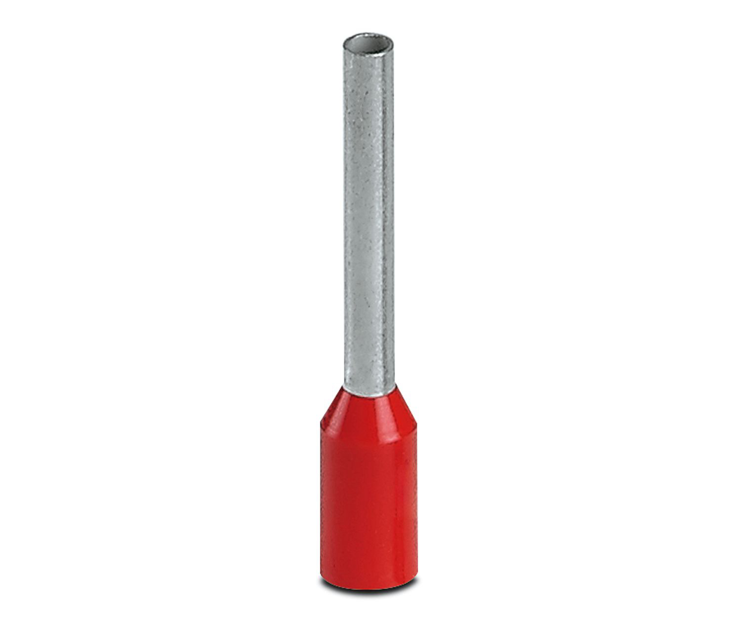 Phoenix Contact, AI 1 -12 RD Insulated Crimp Bootlace Ferrule, 12mm Pin Length, 1.5mm Pin Diameter, Red