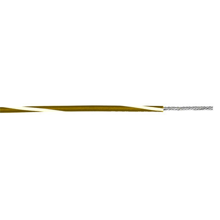 Alpha Wire Hook-up Wire PVC Series Brown/White 0.52 mm² Hook Up Wire, 20 AWG, 10/0.25 mm, 305m, PVC Insulation, 3053