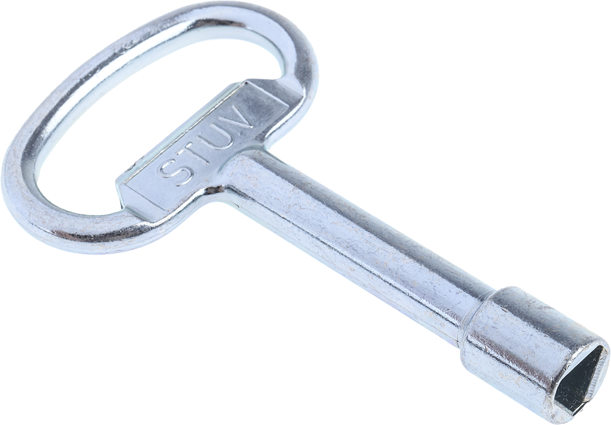Steinbach & Vollman 1-way Control Cabinet Key, Triangle 8mm Capacity