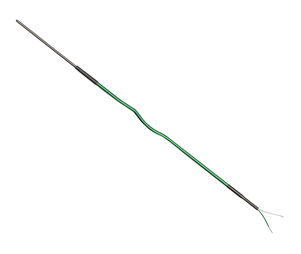 Correge Type K Thermocouple 1m Length, 1.5mm Diameter → +1200°C