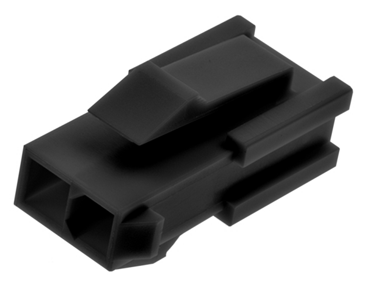 Molex, Mini-Fit Jr Male Connector Housing, 4.2mm Pitch, 2 Way, 2 Row