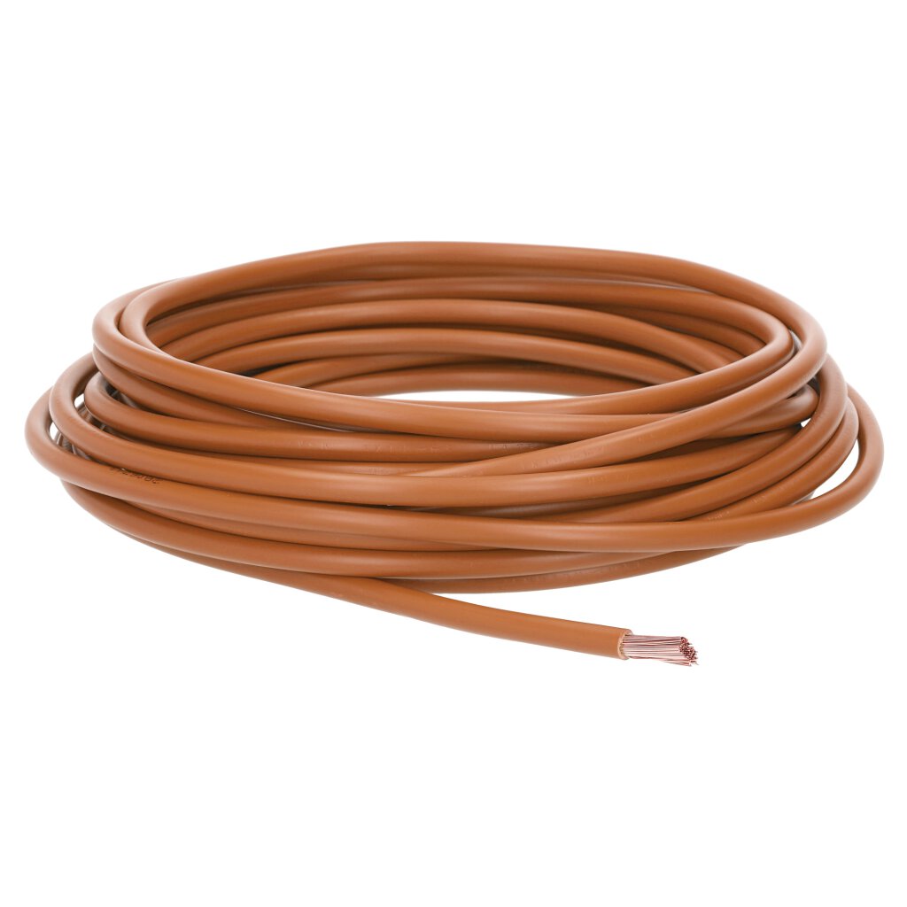 Lapp ÖLFLEX® Series Brown 6 mm² Hook Up Wire, 100m, PVC Insulation, 4520034