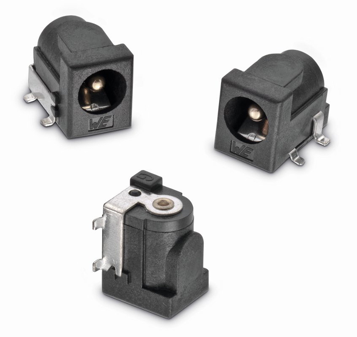 Wurth Elektronik, WR-DC Right Angle DC Socket Rated At 5.0A, 24.0 V, PCB Mount, length 9.0mm, Gold, Tin