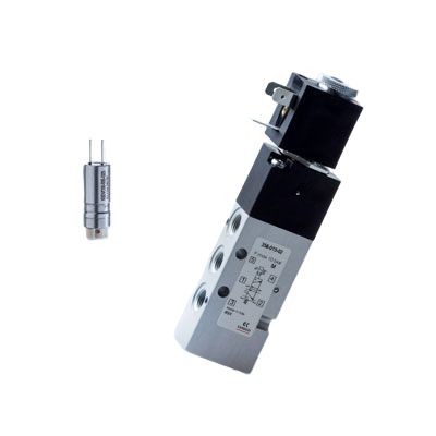 Camozzi Lever 5/2-way Pneumatic Manual Control Valve Series 4 Series, G 1/4, G 1/4mm, 454-905