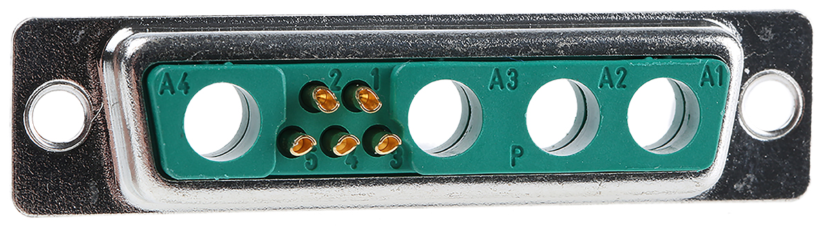 FCT from Molex FM 9 Way Panel Mount D-sub Connector Plug