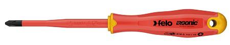 Felo Phillips Insulated Screwdriver, PH2 Tip, VDE/1000V