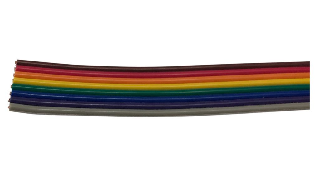 Ribbon Cable,PVC,  8Pole 0.25mm²