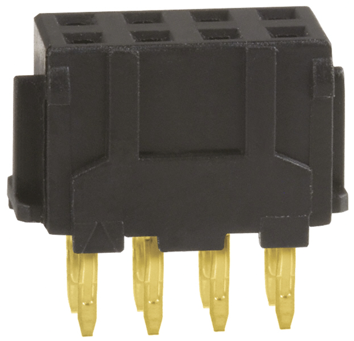 Hirose DF11 Series Straight Through Hole Mount PCB Socket, 8-Contact, 2-Row, 2mm Pitch, Solder Termination