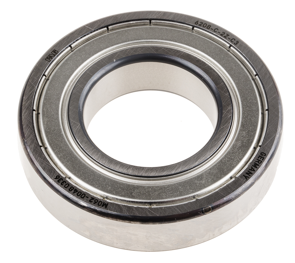 FAG 6208-C-2Z-C3 1 Row Ball Bearing - 40 mm ID, 80 mm OD