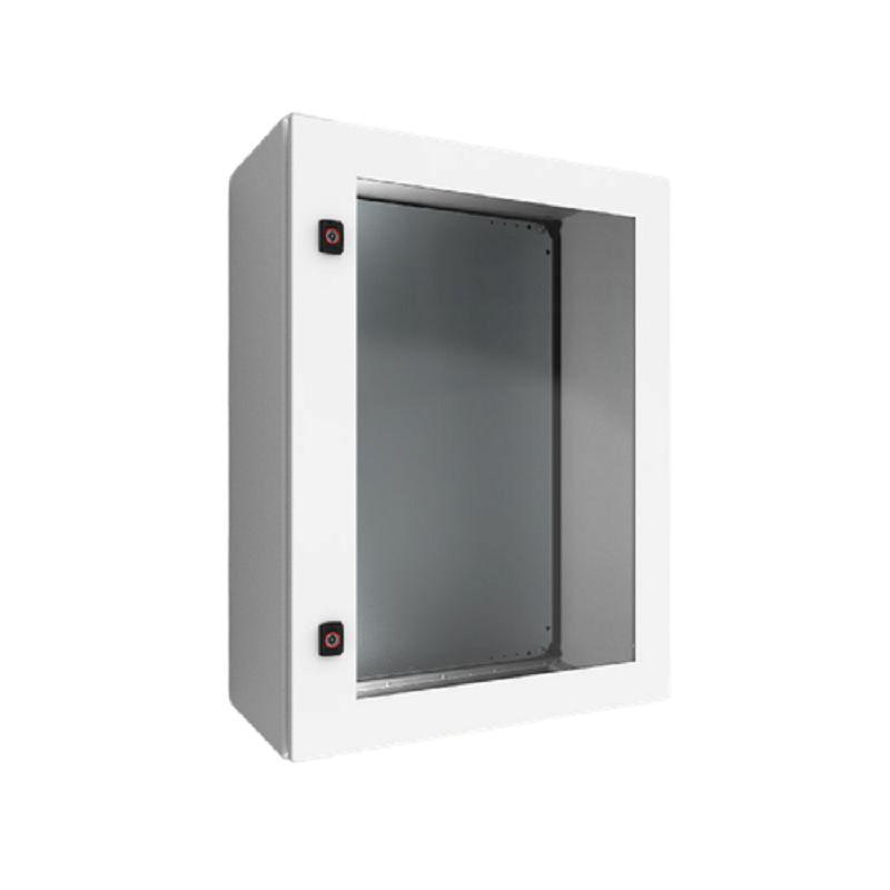 nVent HOFFMAN ADT Series Lockable Mild Steel RAL 7035 Transparent Door, 300mm W, 400mm L