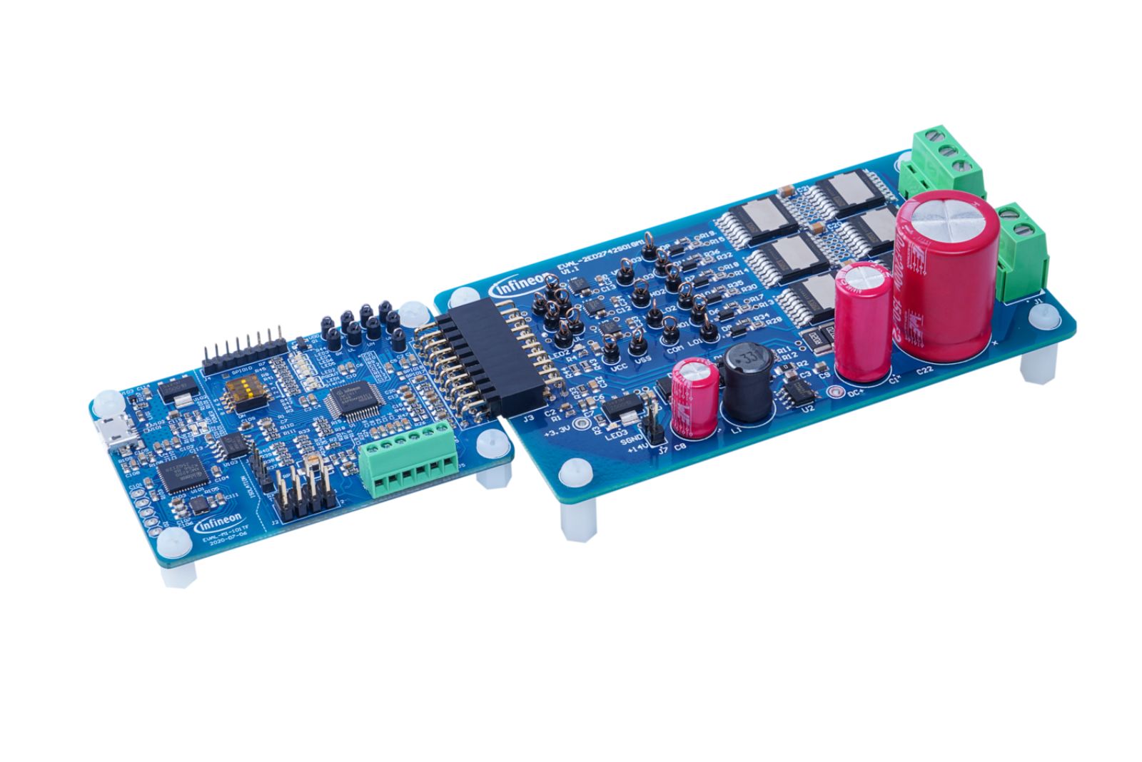 Infineon EVAL-2ED2742S01 GM1 Evaluation Board for EVAL-2ED2742S01 GM1 for Robotics, Ebikes, Outdoor Power Tools, Drones