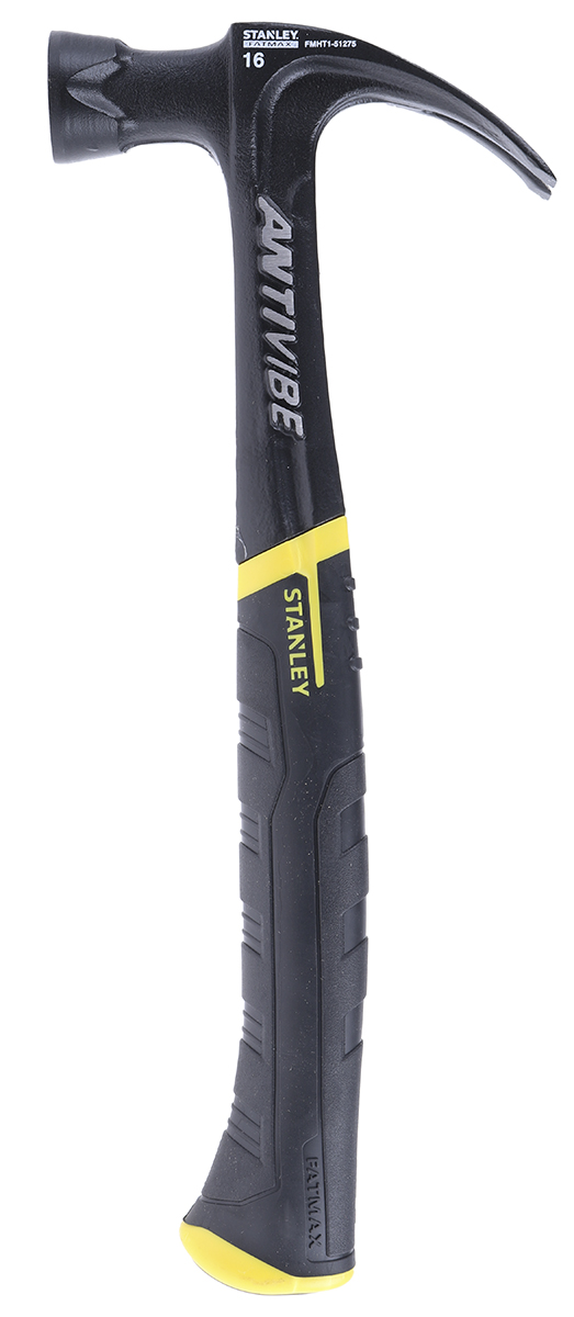 Stanley Steel Claw Hammer with Steel Handle, 450g