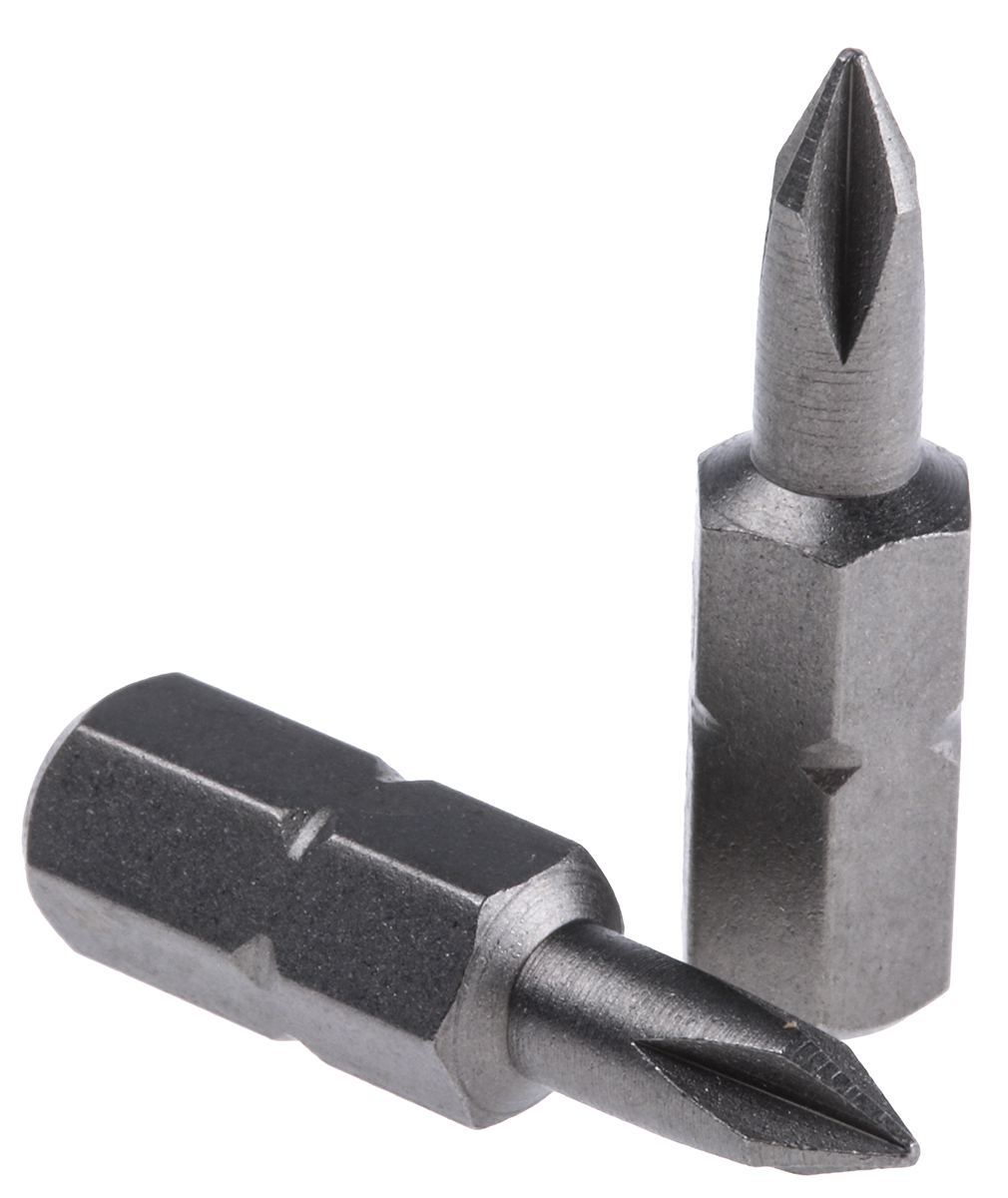 RS PRO Phillips Screwdriver Bit, PH0 Tip
