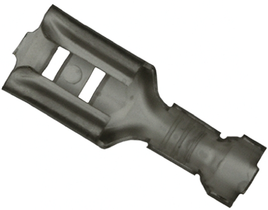 TE Connectivity FASTIN-FASTON .110 Uninsulated Female Spade Connector, Receptacle, 2.79 x 0.79mm Tab Size, 0.5mm² to
