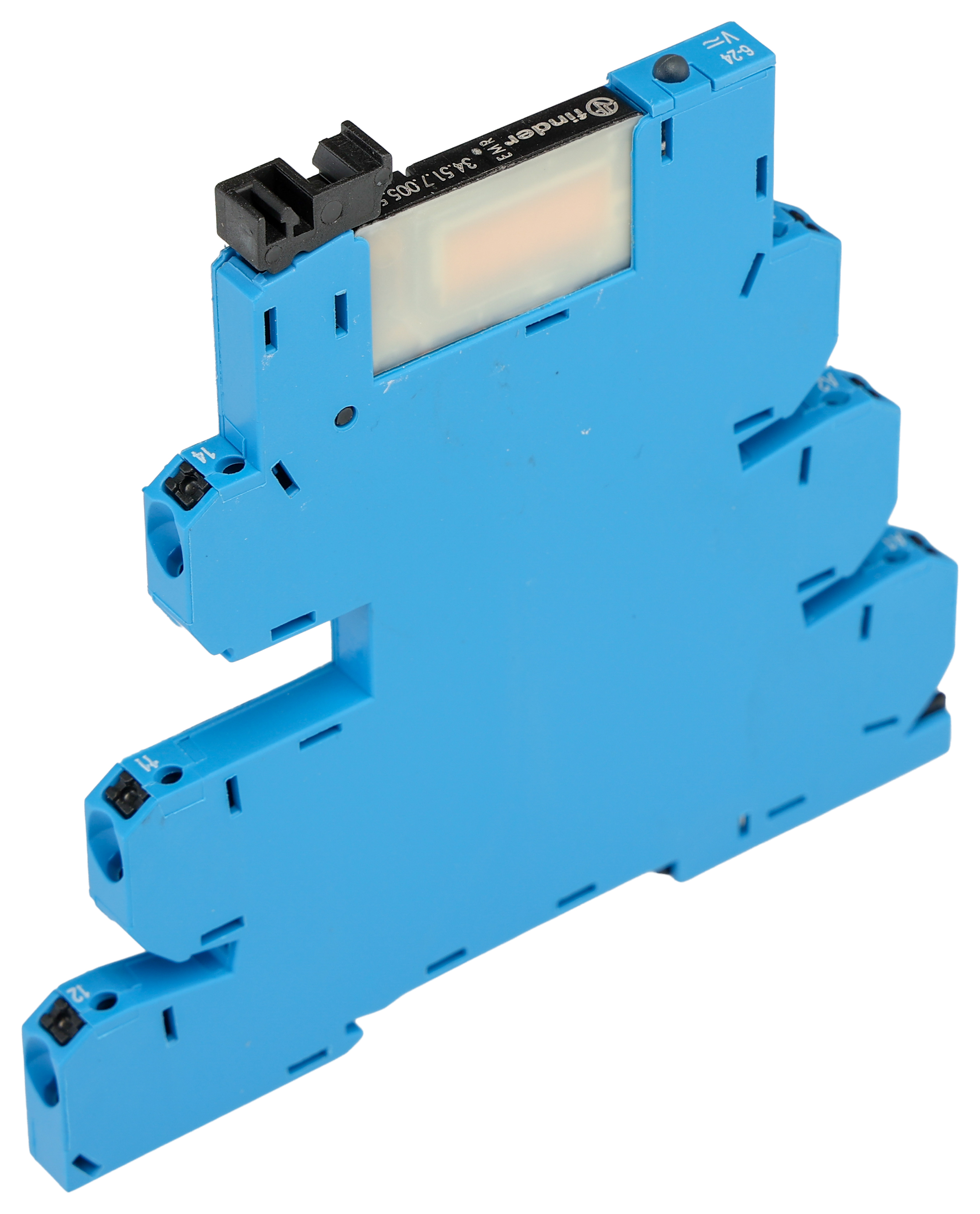 Finder 39 Series Interface Relay Module, DIN Rail Mount, 6V ac/dc Coil, SPDT, 1-Pole, 6/10A Load