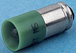 RS PRO Yellow LED Indicator Lamp, 28V ac/dc, Midget Groove Base, 6mm Diameter, 630mcd