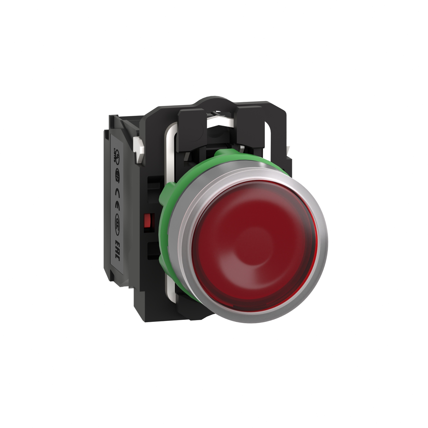 Schneider Electric XB5 Series Illuminated Push Button, 22mm Cutout, SPDT, 24V, IP66, IP67