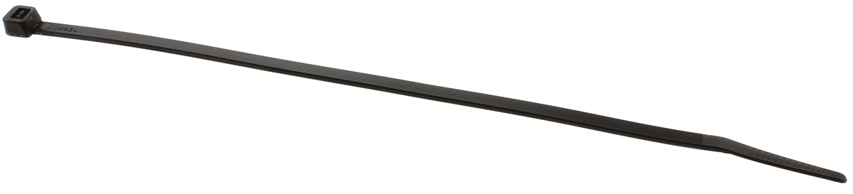 RS PRO Cable Tie, Heat Stabilised, 550mm x 12.7 mm, Black Nylon, Pk-100