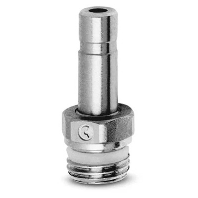 Camozzi 6000 Series Push-in Fitting, Push In 12 mm to G 3/8, Threaded Connection Style, 6811 12-3/8