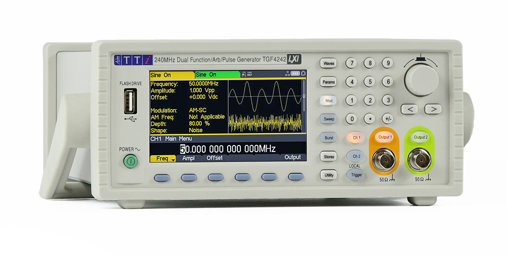 Aim-TTi TGF4082 Function Generator, 1μHz Min, 80MHz Max, FM Modulation, Variable Sweep