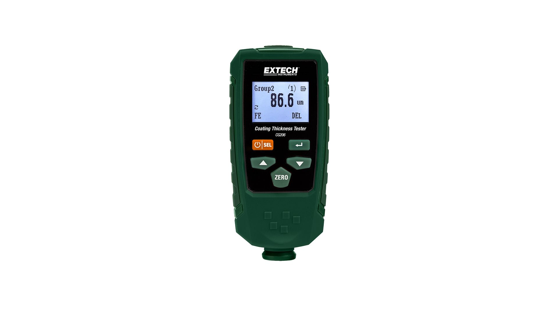 Extech CG206 Thickness Gauge, 0.1μm - 1350μm, ±2.5 % Accuracy, 0.1 μm Resolution