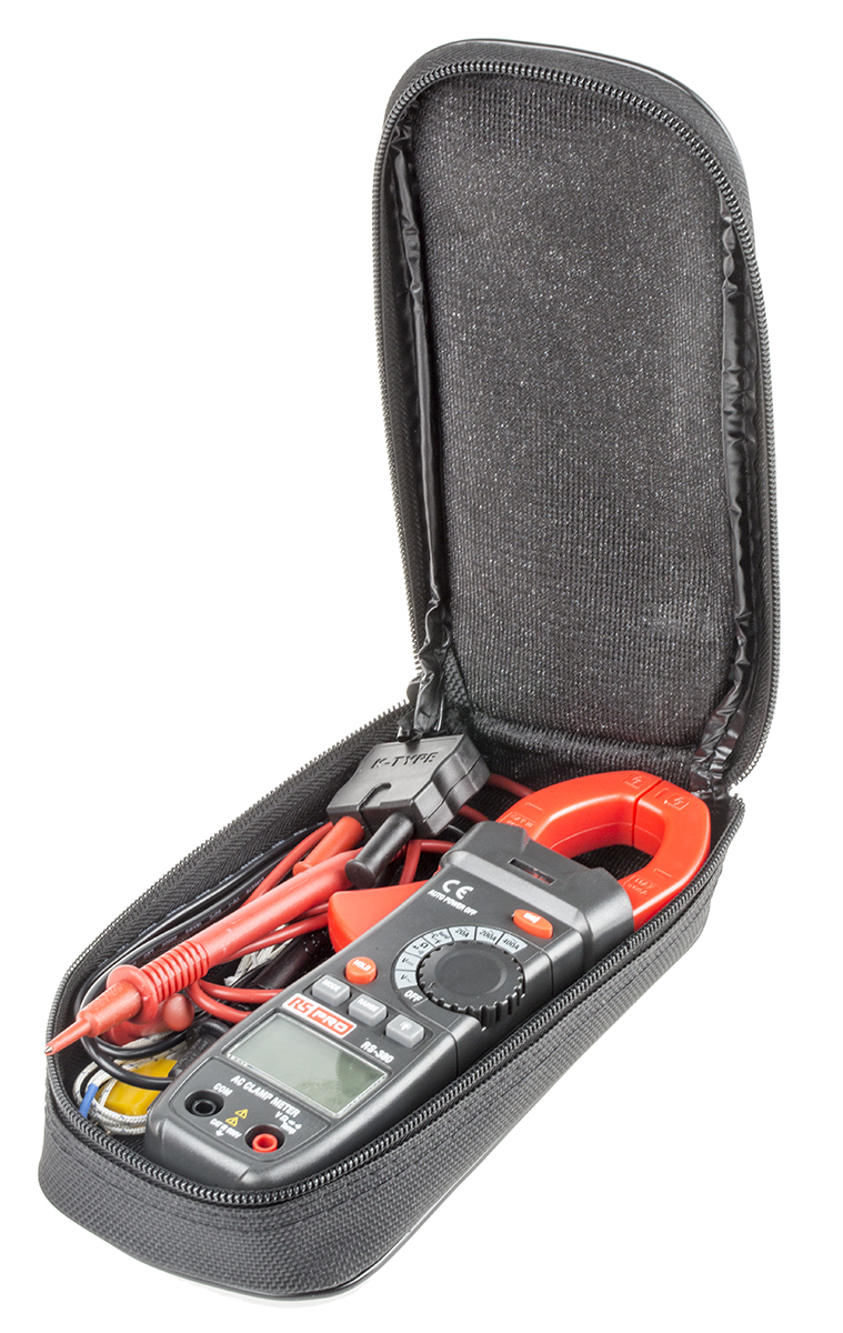 RS PRO RS380 Clamp Meter, Max Current 400A ac CAT III 600 V With UKAS Calibration