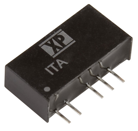XP Power ITA DC-DC Converter, ±12V dc/ ±41.6mA Output, 21.6 → 26.4 V dc Input, 1W, Through Hole, +105°C Max Temp