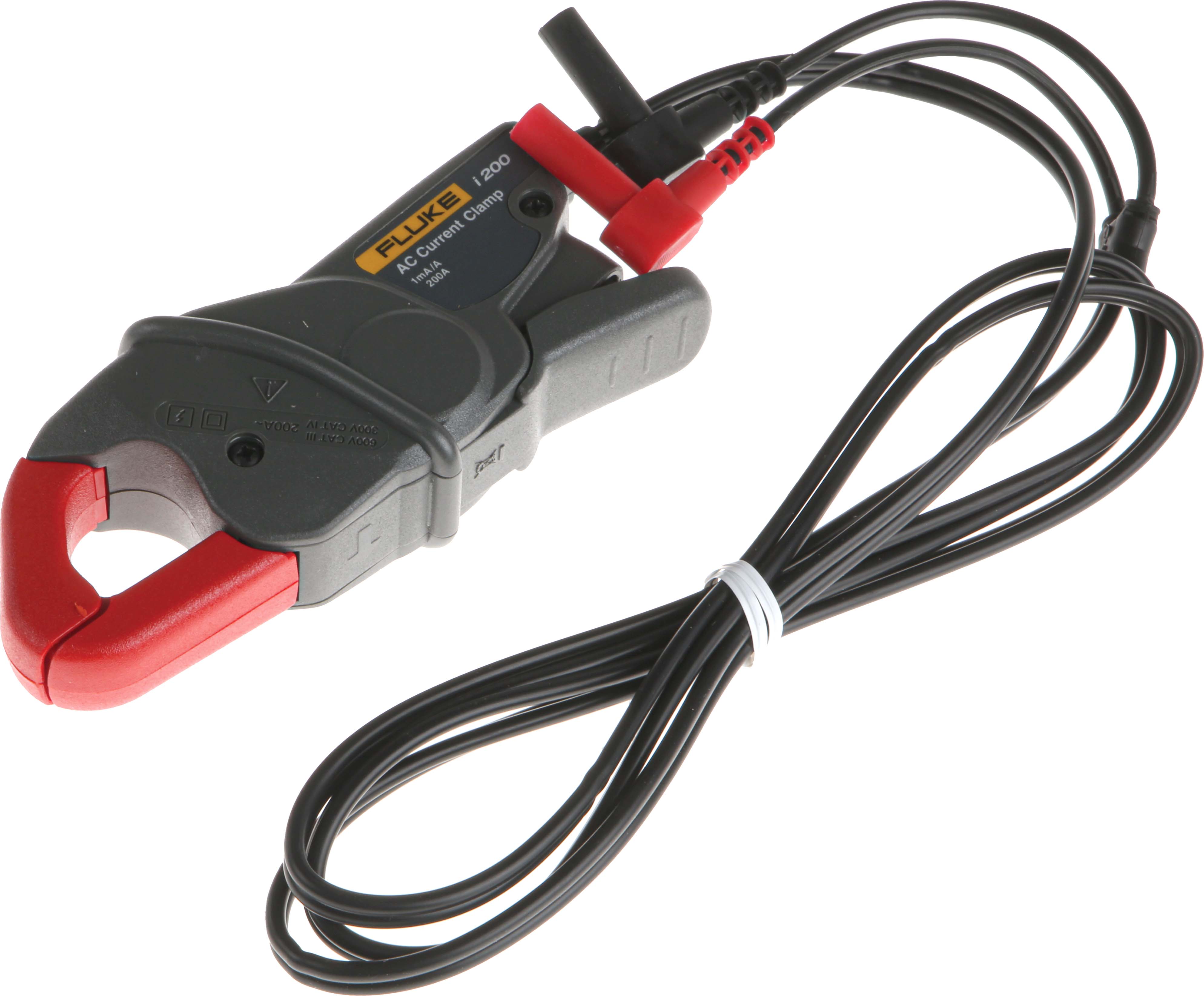 Fluke I200 Current Clamp, AC Adapter, 240A ac AC Max, Current Output