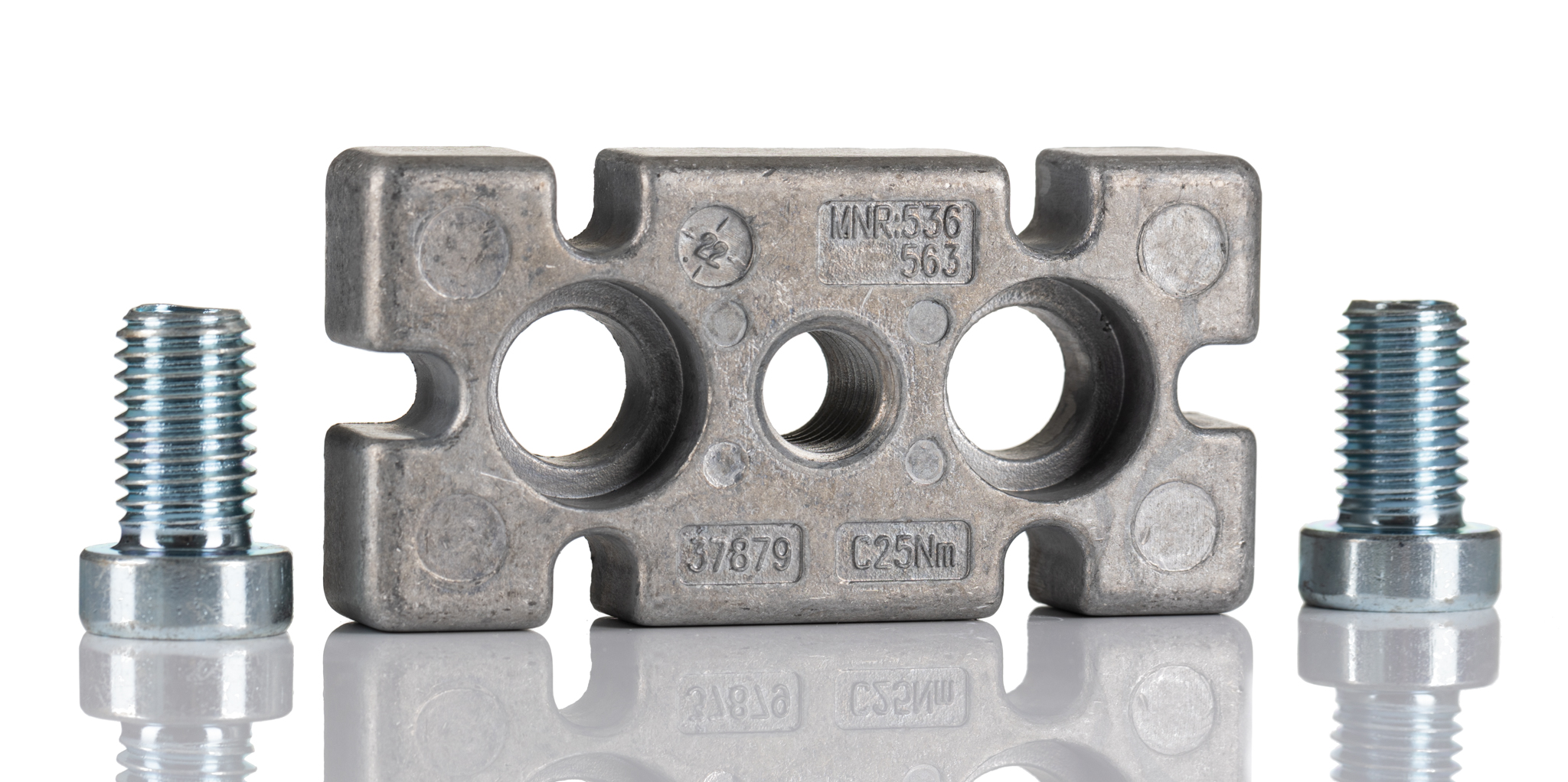 Bosch Rexroth M12 Leveling Foot Plate, Connecting Component, Strut Profile 40 x 80 mm, Groove Size 8mm