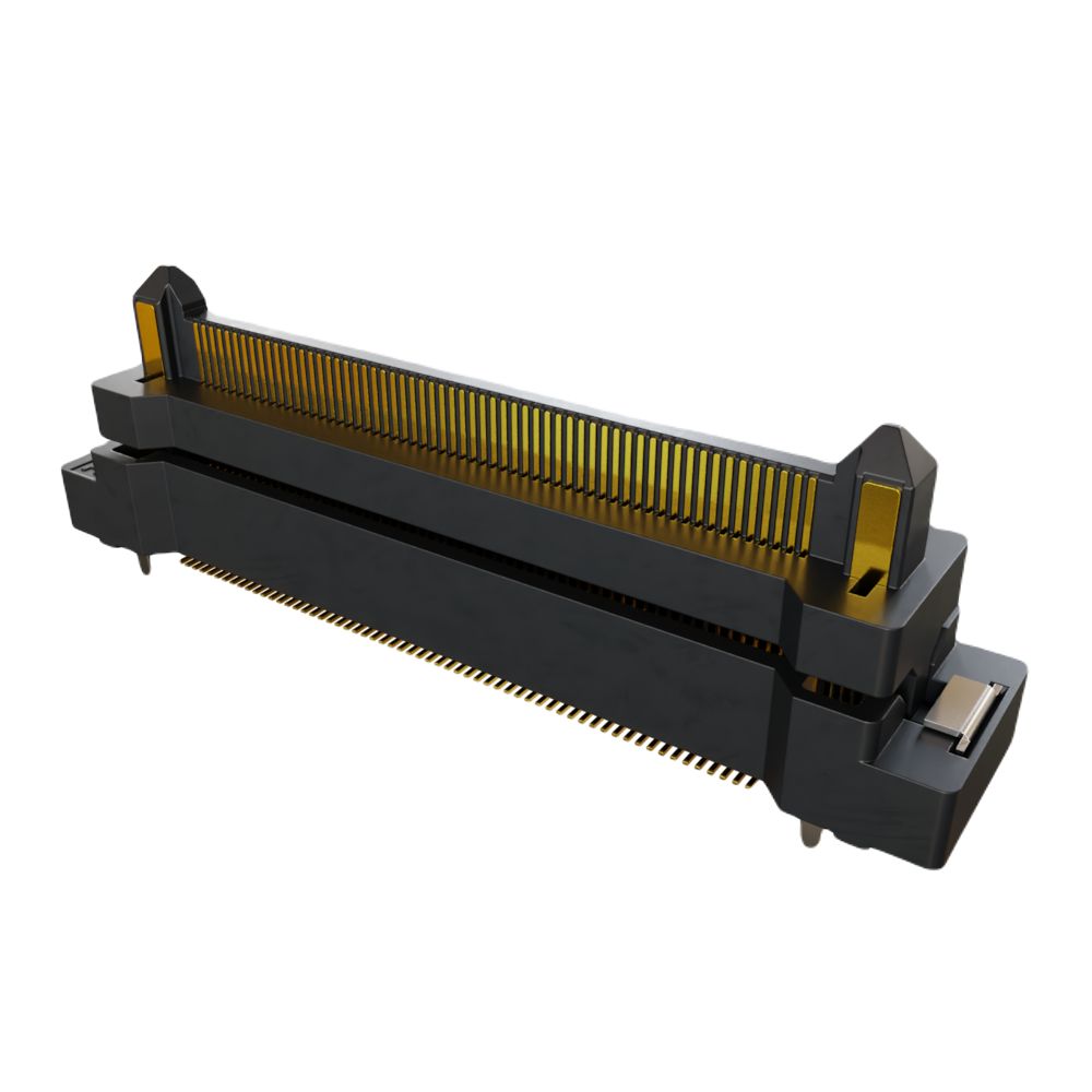 HARWIN FLECTO Series Vertical Surface PCB Header, 120 Contact(s), 0.5 mm Pitch, 2 Row, Shrouded