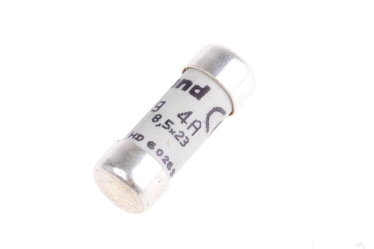 Legrand 4A F Ceramic Cartridge Fuse, 8.5 x 23mm