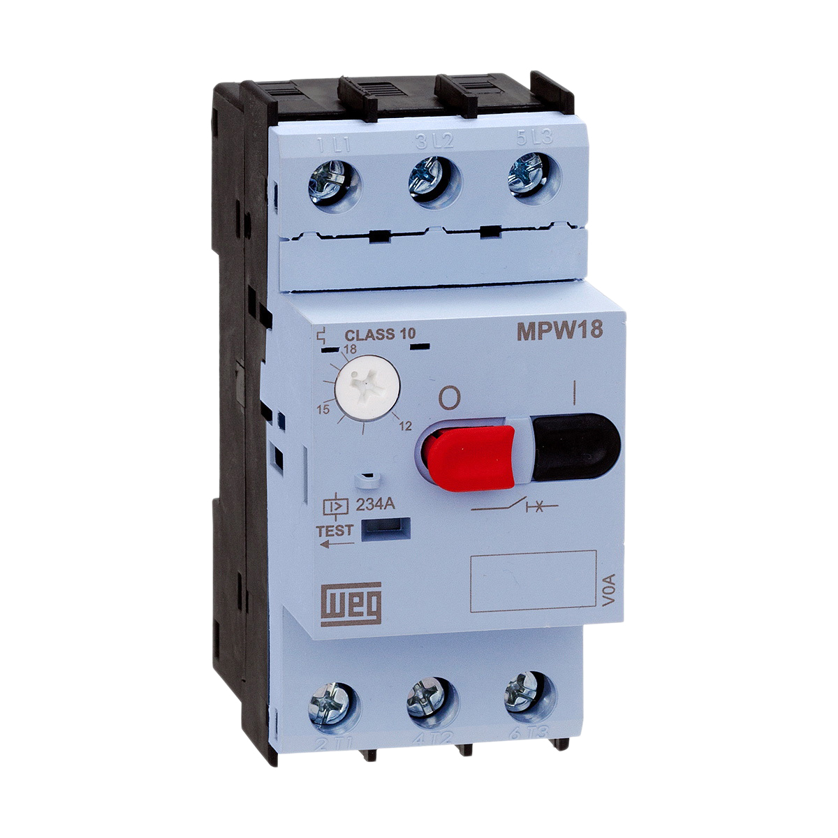 WEG 1.6 → 2.5 A Motor Protection Circuit Breaker