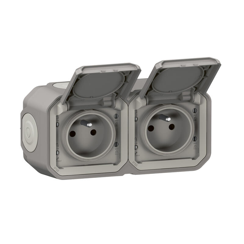 Legrand Grey Plug Socket, 2 Poles, NF Socket