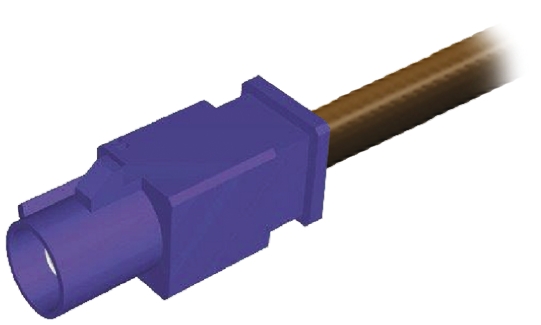 Telegartner Fakra C-Jack Series, 500 mm, RG174 Coaxial, Terminated