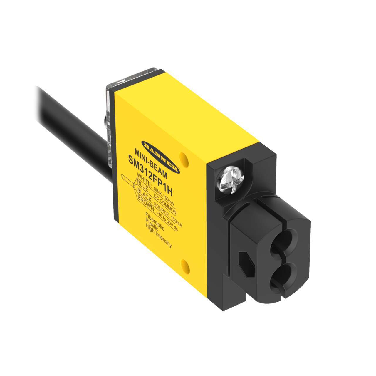 Banner Plastic Fibre Optic Sensor, NPN/PNP Output, 10 → 30 Vdc, IP67, 10 → 30 V dc