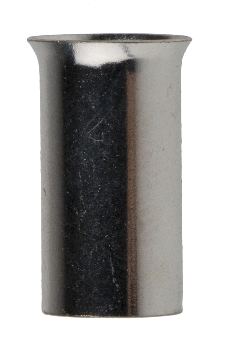 RS PRO Crimp Bootlace Ferrule, 12mm Pin Length, 5.8mm Pin Diameter, 16mm² Wire Size