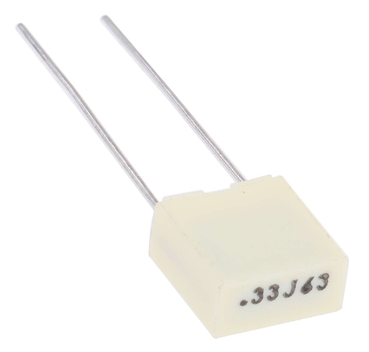 KEMET R82 Polyester Film Capacitor, 40 V ac, 63 V dc, ±5%, 330nF, Through Hole