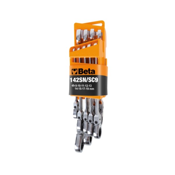 BETA 142SN/SC9 Series 9-Piece Wrench Set, 8 → 19 mm