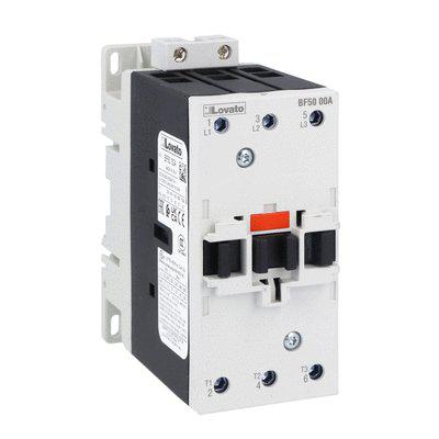 Lovato BF50 Contactor, 120 V ac Coil, 3-Pole, 50 A, 30 kW, 690 V