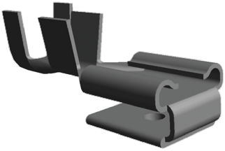 TE Connectivity FASTON .250 Uninsulated Female Spade Connector, Piggyback Terminal, 6.35 x 0.81mm Tab Size, 2mm² to 6mm²