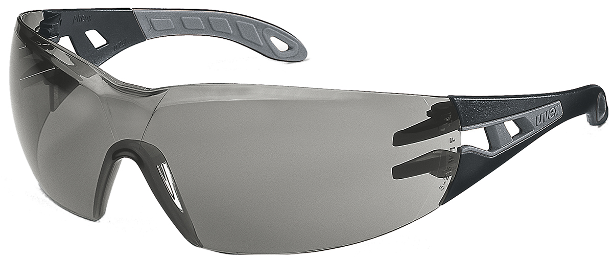 uvex pheos s Anti-Mist UV Safety Glasses, Grey Polycarbonate Lens