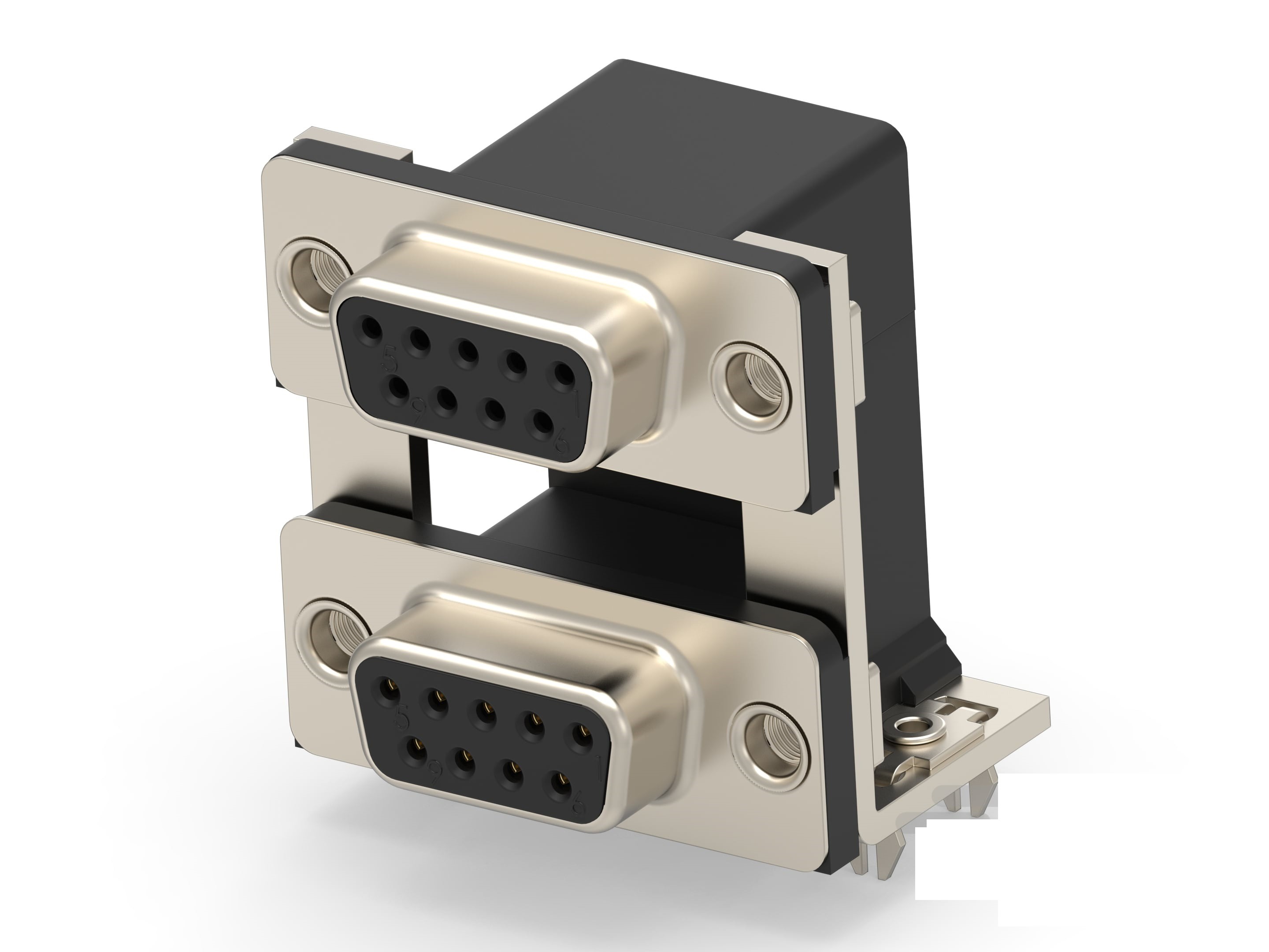 TE Connectivity 2454917 9 Way Vertical Board Mount D-sub Connector Socket, 19.05mm Pitch