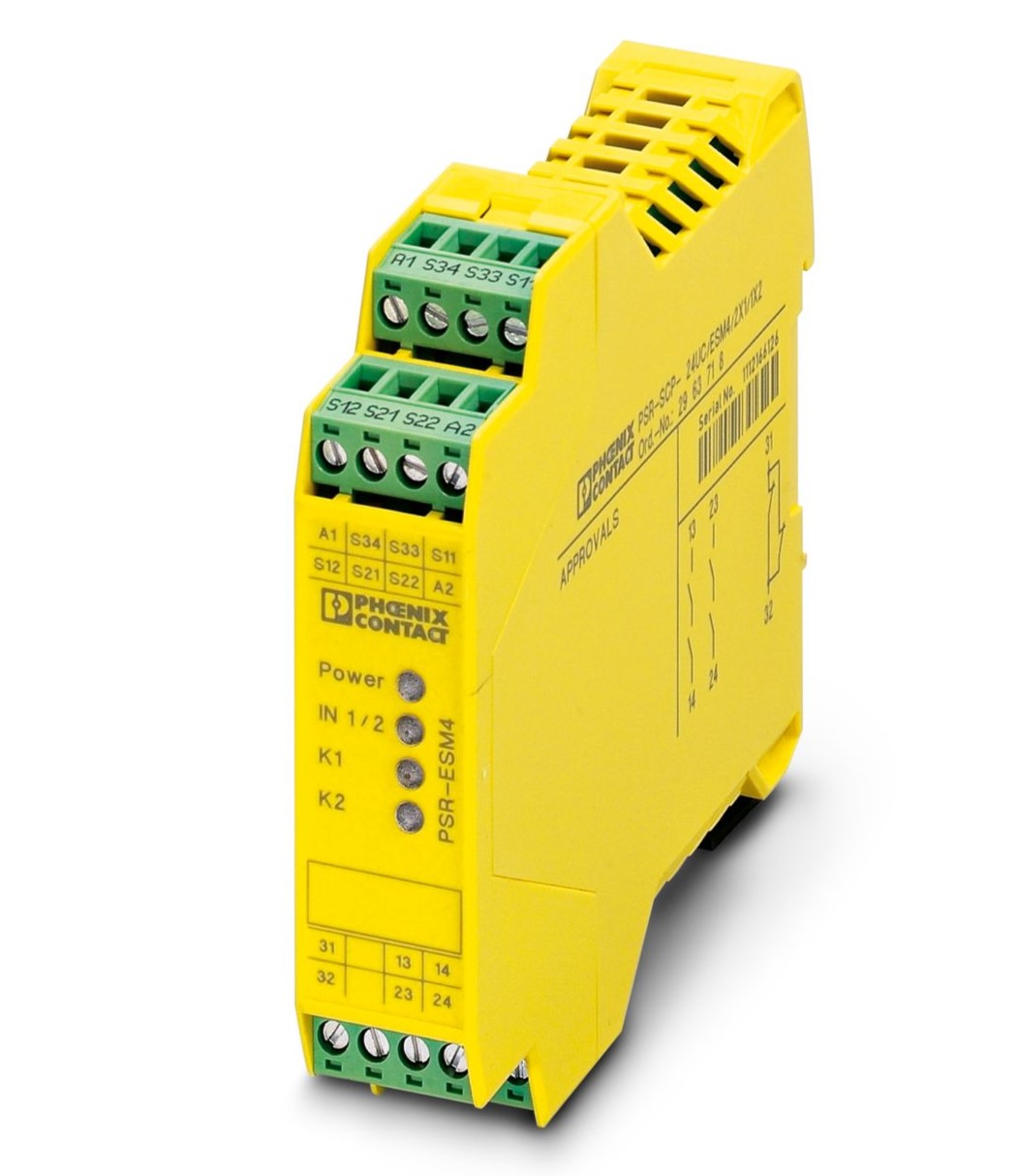 Phoenix Contact PSRclassic PSR-SCP Safety Relay 24V dc, Dual-Channel 2 Safety Contacts