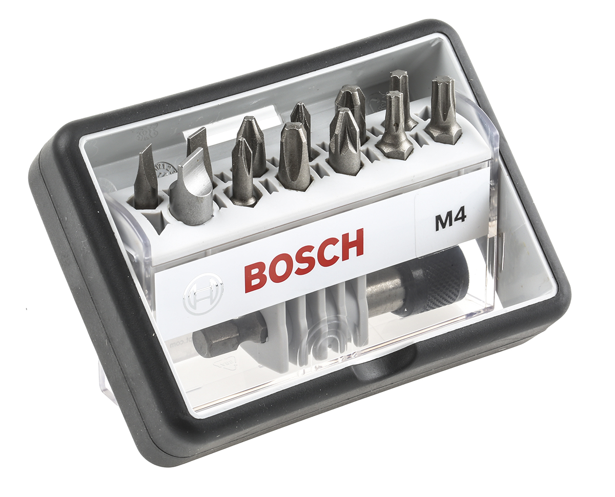 Bosch Impact Bit Set 13 Pieces, Phillips, Pozidriv, Slotted, Torx