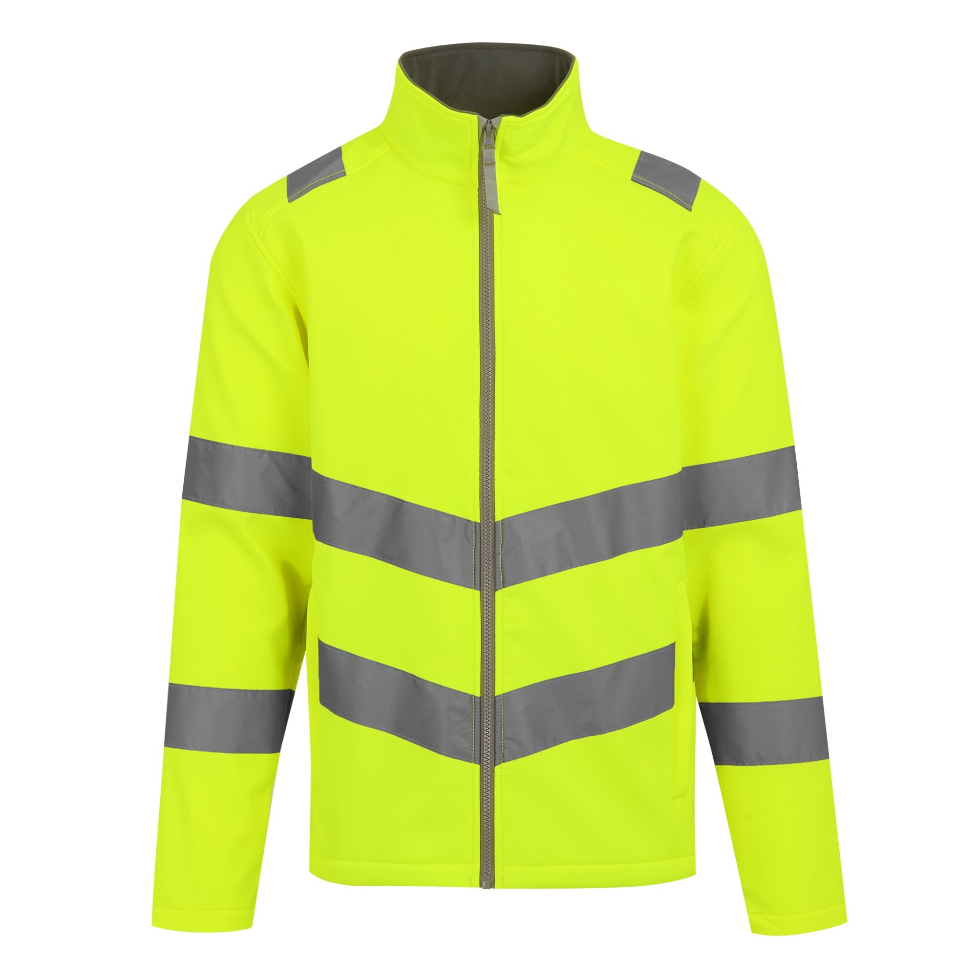 Regatta Professional TRA712 Yellow Unisex Hi Vis Softshell, XL