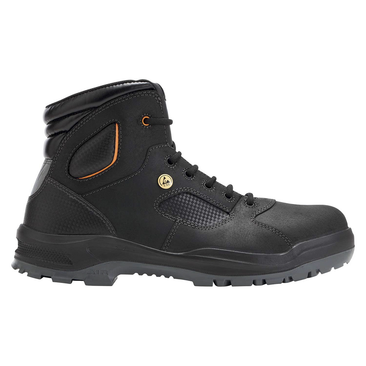 Parade Tyrola Black Composite Toe Capped Unisex Ankle Safety Boots, UK 12, EU 47