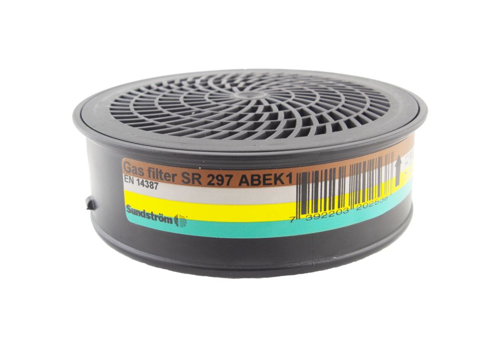 Sundstrom SR 297 ABEK1 Gas and Vapour Filter for use with Sundstrom Half Masks And Full Face Masks