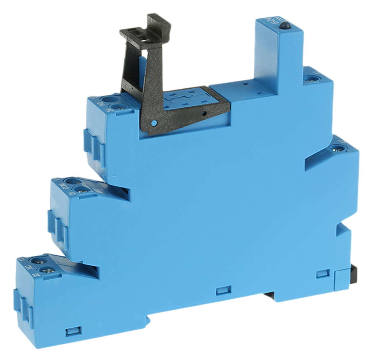 Finder 93 24V dc DIN Rail Relay Socket, for use with 38.62, 38.52 Series Relay