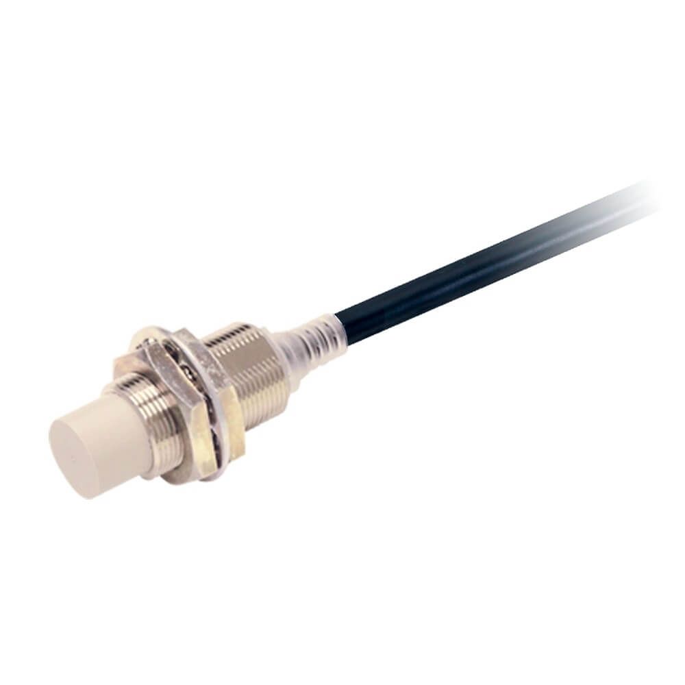 Omron Inductive Threaded Barrel Proximity Sensor, M18, 16 mm Detection, PNP NC, 10 → 30 V dc