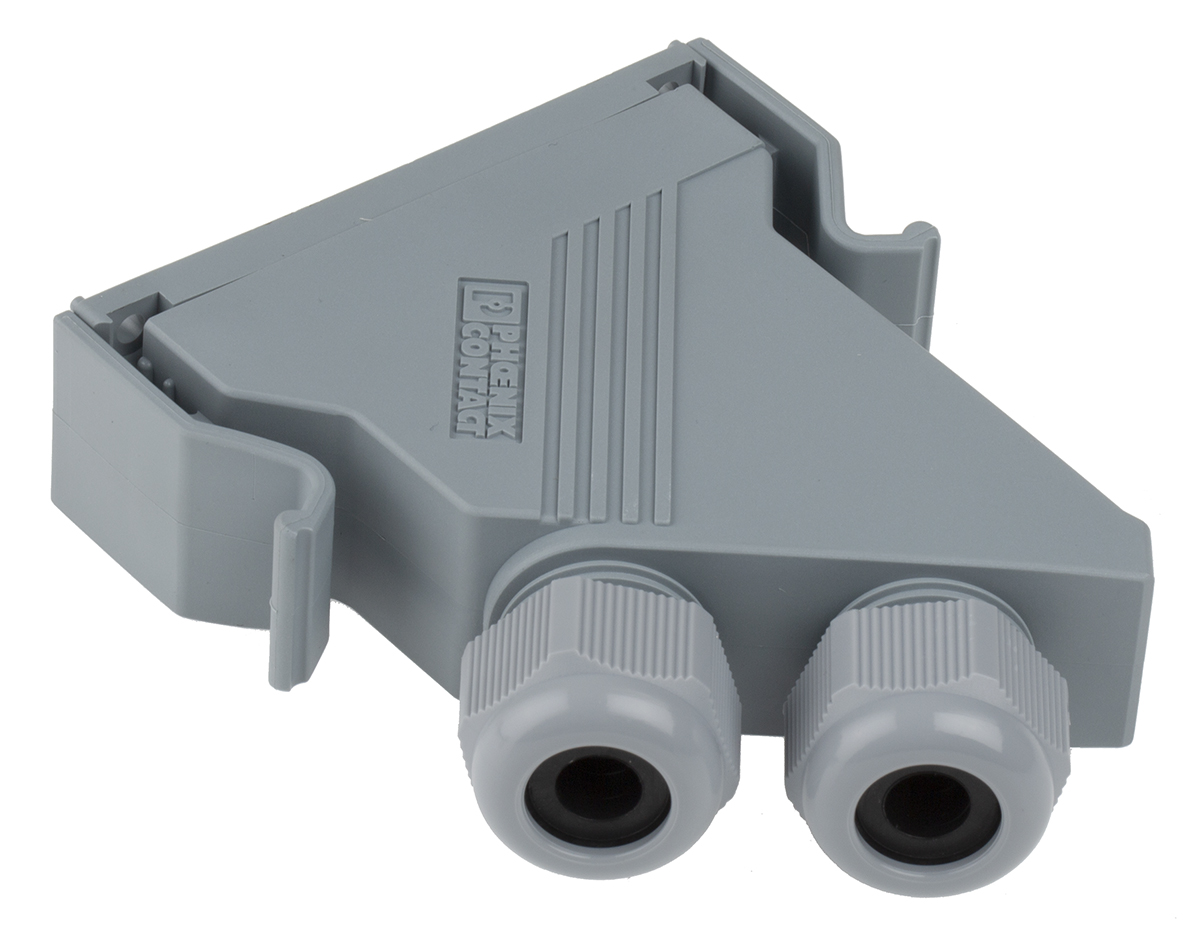 Phoenix Contact VS-25-SET-EMV Series Polyamide 45 ° D Sub Backshell, 25 Way